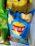 乐事（Lay's）薯片（黄瓜味+原味+红烩味+鱿鱼味+鸡翅味）400g 混合10包 实拍图