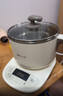 小熊（Bear）不锈钢电煮锅 电蒸锅  宿舍多功能锅小电锅 0涂层蒸煮一体可预约 小型1-2人用分体式 C12N7 配蒸笼 实拍图