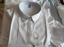 雀后白衬衫女职业长袖时尚正装设计感小众工作服衬衣 白色 XXXL 实拍图