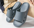 京东京造【3.5cm踩屎感】eva厚底拖鞋男士防臭休闲凉拖鞋 碳灰 44-45 实拍图