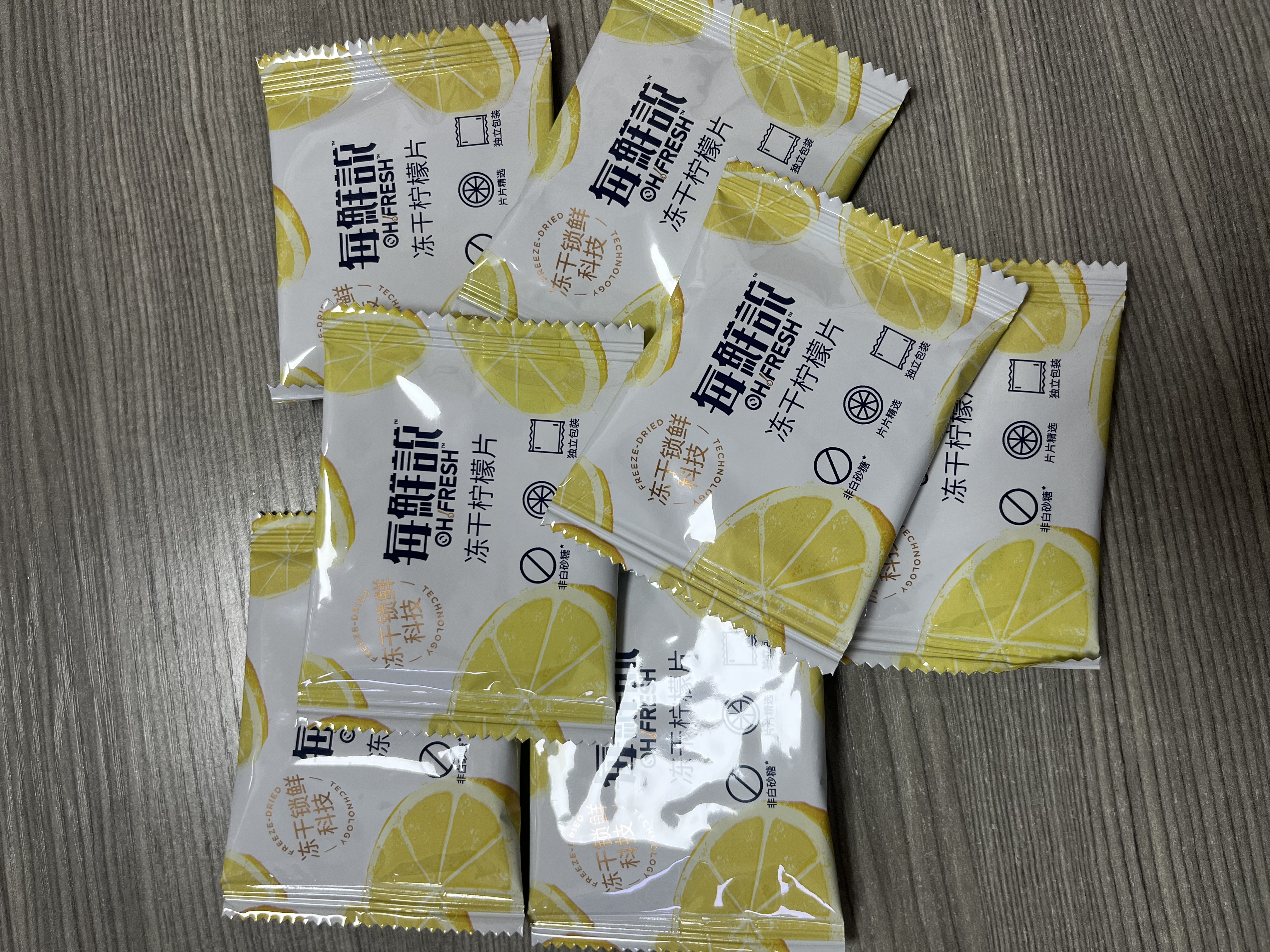 每鮮說 柠檬片9g 6片装 高维C不加糖柠檬茶独立包装泡水喝下午茶 实拍图