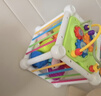 欣格婴儿玩具0-1岁早教彩虹塞塞乐魔方精细动作训练障碍取物配6个积木 实拍图