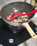 炊大皇钛盾炒锅 麦饭石色不粘锅多功能少油烟炒菜锅平底锅32cm 实拍图