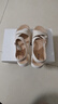 百丽（Belle）宽条带休闲凉鞋女商场同款真皮厚底凉鞋D6N2DBL5 米白 38 (240mm) 实拍图