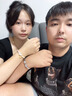 BJYL平安扣情侣手链女一对情侣款手环编织手绳高级感520礼物送男女友 情侣一对 蝴蝶结礼盒 实拍图