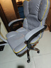 奥伦福特 电脑椅办公椅子电竞椅家用人体工学椅老板椅主播靠背椅皮革转椅 创意工学椅-灰+含乳胶垫【二代升级】 实拍图