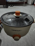 荣事达（Royalstar）电煮锅多功能蒸煮煎炒一体电热锅宿舍学生煮面锅家用电火锅一锅多用途电炒锅炒菜不粘锅插电小电锅 多功能电煮锅【带蒸笼】送8礼 特厚款24cm（适合2-3人） 实拍图