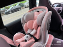 Heekin德国 儿童安全座椅汽车用0-4-12岁婴儿宝宝360度旋转ISOFIX硬接口 时尚粉(ISOFIX+360度旋转) 实拍图