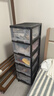 禧天龙抽屉式收纳柜床头柜置物柜玩具储物柜夹缝柜五斗柜收纳箱 五层 实拍图