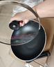 爱仕达（ASD）炒锅不粘锅涂层锅炒菜锅煎炒锅家用28cm燃气专用香槟金JL28G2WG-K 实拍图