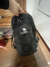 骆驼（CAMEL）户外防水登山包大容量徒步旅行双肩书包男女专业休闲运动包纯黑 实拍图