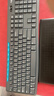 罗技（Logitech）MK275 键鼠套装 无线键鼠套装 办公键鼠套装 全尺寸 商务键鼠套装 带无线2.4G接收器 黑蓝色 实拍图