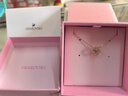 施华洛世奇（SWAROVSKI）女士四叶草跳动的心项链粉红色花朵生日礼物520情人节礼物送女友 项链玫瑰金色链5514488 实拍图