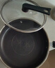 炊大皇 316不锈钢平底煎锅28cm 平底锅不粘电磁炉通用炒菜锅牛排锅 实拍图