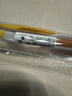 斑马牌（ZEBRA）JJ15 按动中性笔 签字笔 0.5mm子弹头啫喱笔水笔 学生彩色手账笔 黄色 实拍图
