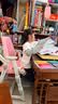 奇妙屋儿童学习椅小学生家用写字学习椅子可升降坐姿椅餐学椅成长椅 Z4-桃夭粉丨碳钢双三角椅腿稳定丨耐污防磨 实拍图