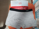 浪莎男士内裤男纯棉10A抗菌防螨平角裤透气中腰男式四角裤男生裤头4条 实拍图