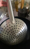 拜杰不锈钢漏勺厨师油鼓漏网抄瓢笊篱圆孔酒店食堂饭店商用大漏勺30cm 实拍图