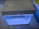 森森（SUNSUN）超白鱼缸一体缸自循环客厅水族箱桌面家用懒人免换水小型金鱼缸 超白HEJ250标配 带滤材+棉 实拍图