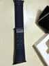 适用苹果手表表带耐克applewatch10 11 9 8尼龙nike回环Ultra表带 【NK黑配蓝色】表带 【46mm】适用Apple Watch10代/11 实拍图
