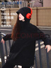 罗蒙（ROMON）三合一冲锋男夹克连帽外套女情侣装户外登山衣服黑色三合一M 实拍图