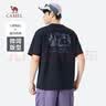 骆驼（CAMEL）情侣休闲T恤男女士透气户外运动圆领印花百搭短袖夏季M13BZ00103 实拍图