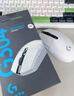 罗技（G）G304 LIGHTSPEED无线鼠标 游戏鼠标 轻质便携 绝地求生FPS鼠标英雄联盟LOL吃鸡 生日礼物 白色 实拍图