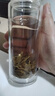 富光男女士双层玻璃杯 高硼硅玻璃304茶隔水杯子 带茶隔泡茶杯500ml 实拍图