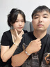 BJYL平安扣情侣手链女一对情侣款手环编织手绳高级感520礼物送男女友 情侣一对 蝴蝶结礼盒 实拍图