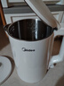 美的（Midea）电热水壶家用烧水壶泡茶0涂层食品级304不锈钢自动断电双层防烫全钢无缝1.5L大容量 MK-HJ1566 实拍图