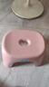 换鞋凳小凳子座椅小板凳可叠放加厚塑料凳高级感儿童学生寝室矮凳 樱花粉1个 实拍图