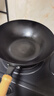 京东京造 炒锅 铁锅炒菜电磁炉燃气灶平底【健康无涂层】进口极铁带盖30cm 实拍图