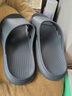 京东京造【3.5cm踩屎感】eva厚底拖鞋男士防臭休闲凉拖鞋 碳灰 42-43 实拍图