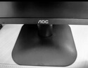 AOC 27英寸 144Hz高刷 IPS HDMI接口 低蓝光不闪 可壁挂 三边微边 超薄节能 办公电脑显示器 27B35XE 实拍图