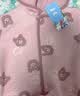 迷你巴拉（minibala）婴儿连体衣棉服外出幼儿衣服保暖双面绒两面穿外套冬新款 红白色调00361 80cm 实拍图