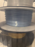 拓竹PLA Silk+光泽丝绸 3D打印耗材 质感色彩丰富 强度升级易打印 美学线材 RFID智能参数识别 天空蓝13603 含料盘 实拍图