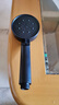 增压花洒喷头黑武士魔幻五档淋浴花晒头淋雨喷淋花酒超强单热水器 黑武士花洒 实拍图