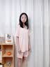 浪莎（LangSha）夏款莫代尔女童睡衣女孩空调服宝宝家居服荷叶套装 实拍图