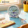 丽声（RHYTHM）学生闹钟儿童卡通闹表可爱创意床头钟9.3cm海蓝CRE306NR03中秋节 实拍图