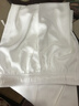 罗蒙（ROMON）真丝香云纱阔腿裤女夏季新款直筒裤高腰显瘦宽松桑蚕丝九分休闲裤 白色 抗皱免烫- XL 115-130 实拍图