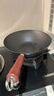 RIVER LIGHT日本超轻精铁炒锅家用炒菜锅健康无涂层铁锅32cm电磁炉燃气灶通用 实拍图