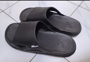 回力静音男士室内户外穿厚底防滑速干洗澡凉拖鞋HL3A23黑色40-41码 实拍图