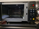 美的（Midea）家用变频微波炉平板式易清洁 800W微波速热 一键智能菜单 钻石背板 微晶面板加热20L（PM20M2） 实拍图