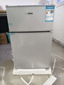 HYUNDAI（韩国现代）小冰箱迷你小型家用冷藏冷冻宿舍出租房办公室双开门二门电冰箱节能省电 58L银【日销过百+租房必备】 实拍图