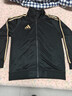 阿迪达斯（adidas）外套男女春季跑步运动立领拉链夹克外套运动服 黑/金 XL 实拍图