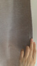 金蝉窗帘遮光轨道挂钩式卧室高级感窗帘家用遮光防晒 奶茶色 250*245 实拍图