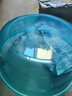 加厚透明塑料盆洗菜盆家用宝宝成人洗衣洗脚沐浴盆小盆子洗脸盆 蓝色 大号（直径30cm） 实拍图