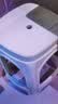 OEING塑料凳子【承重400斤】家用加厚简约高凳餐桌板凳方凳商用凳子 浅绿46厘米高 加厚款一张 实拍图