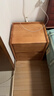 京东京造家居悦枫实木床头柜 天然橡胶木双层储物 收纳卧室储物柜原木色 实拍图
