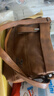 瑾安（JINAN）真皮女包斜挎包包牛皮软皮百搭中年妈妈包女神节三层单肩包女士包 咖啡色大号5525-5 实拍图